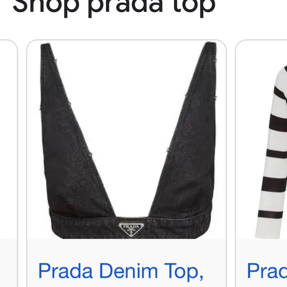 Prada renylon top
